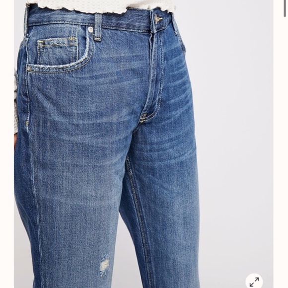 Free People Denim - Free People Maggie Mid-Rise Straight-Leg Jeans NWT
